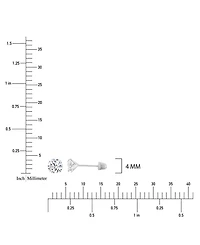 Macy's 2-Pc. Solitaire Ball Stud And Hoop Earrings Set