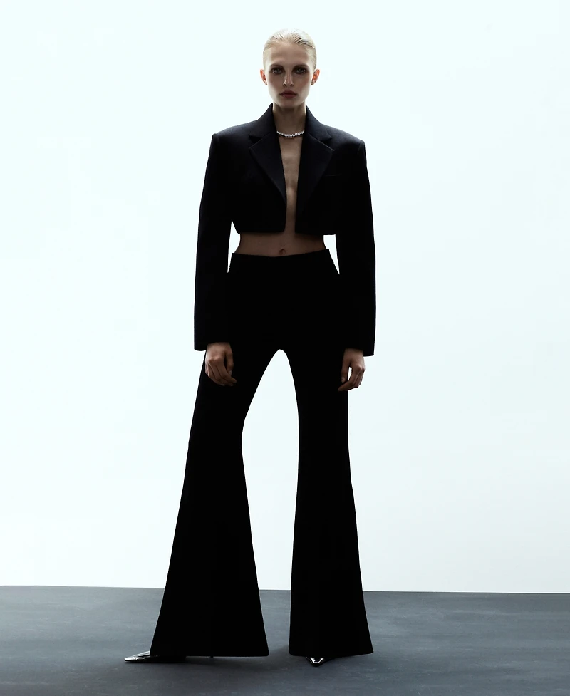 Mango Women's Wool Suit Pants