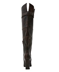 Wild Pair Women's Vivii Over-The-Knee Buckle Boots, Macy's Exclusive