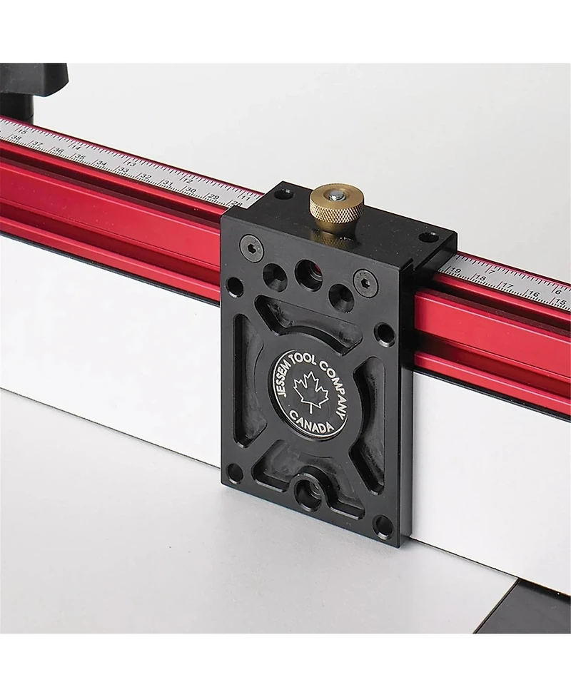 JessEm 04004 Fence Stop Precision Adjustable Stop for Router Table Fences, Mast-r-Fence Iii, Ta Fence and Rout-r-Fence Ii