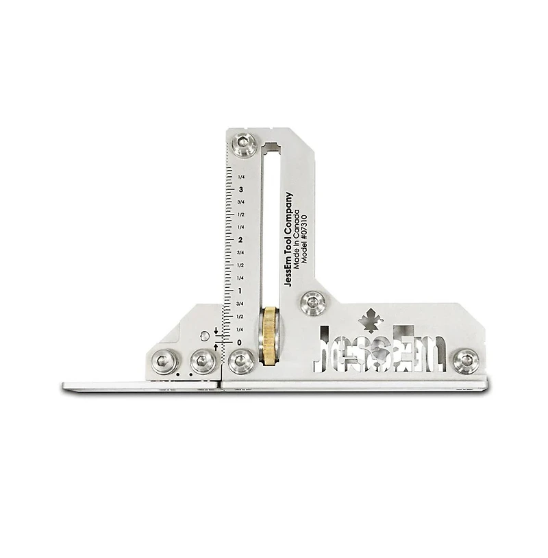 JessEm 07310 14 Guage Stainless Steel Tool Setting Gauge - Imperial - Large