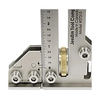 JessEm 07315 14 Gauge Stainless Steel Tool Setting Gauge - Metric - Large