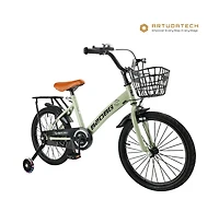 Artudatech 18 inches Kid's Bicycle Bmx Child Bike for Ages 7-9 Years with auxiliary wheels