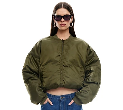 Lioness Women's Essential Zippered Bomber Jacket