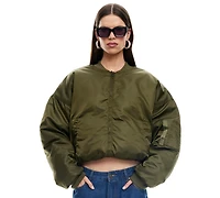 Lioness Women's Essential Zippered Bomber Jacket