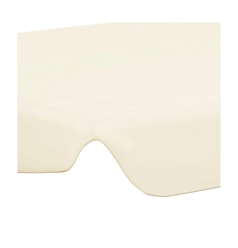 vidaXL Replacement Canopy for Garden Swing Cream 59.1"/51.2"x41.3"/27.6"