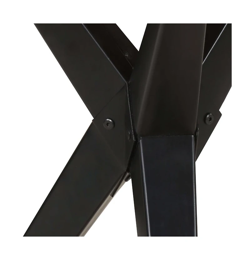 Dining Table 63"x31.5"x29.9" Solid Acacia Wood