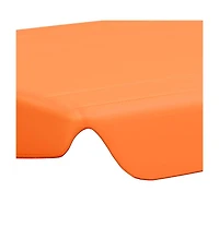 vidaXL Replacement Canopy for Garden Swing Orange 59.1"/51.2"x41.3"/27.6"