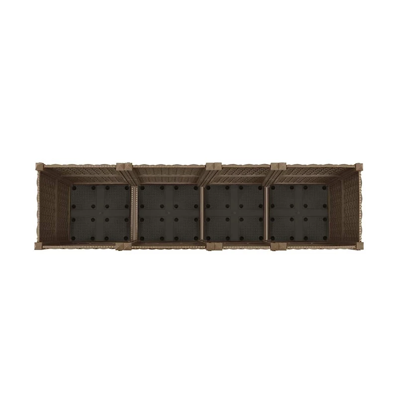 Raised Bed 63"x15.7"x15" Polypropylene