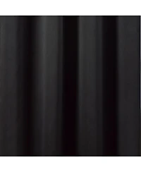 Olivia Gray Anchorage Blackout Single Grommet Curtain Panel Pair - 54"x63", Black