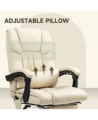 Vinsetto Massage Office Chair, Chair with 6 Vibration Points,
