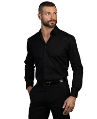 Vince Camuto Men's Solid Slim-Fit Dress Shirt