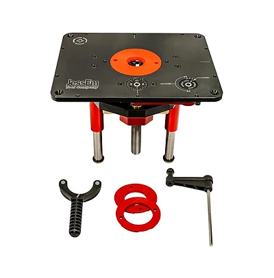 JessEm 02121 Mast-r-Lift Ii Router Lift – 8-1/4" x 11-3/4" Precision Router Table Lift