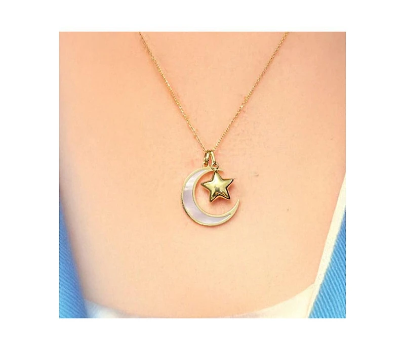 The Lovery Gold Puffy Star Charm 14K Gold