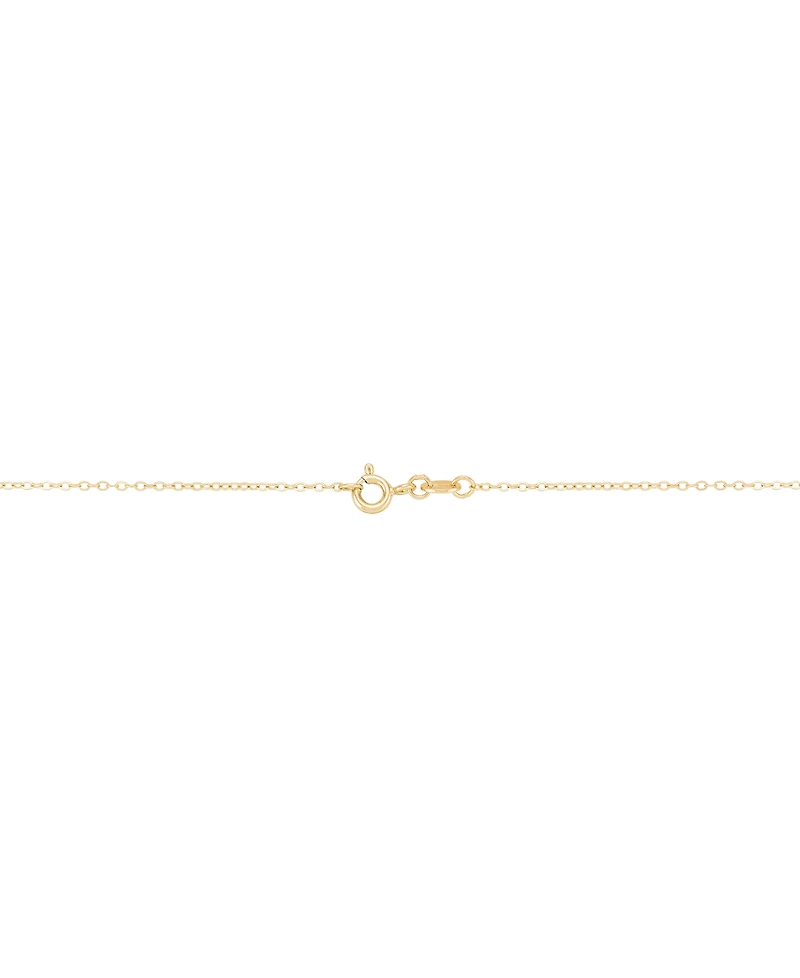 Macy's 2-Pc. Cultured Freshwater Pearl (7-8mm) and White Cubic Zirconia Drop Earrings and Pendant Necklace Set in 14k Yellow Gold Over Sterling Silver