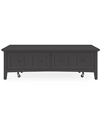 Furniture 55" Solid Wood Hedworth Rectangle Coffee Table