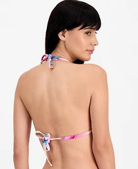 La Blanca Women's Tie-Back V-Neck Swim Bikini Top