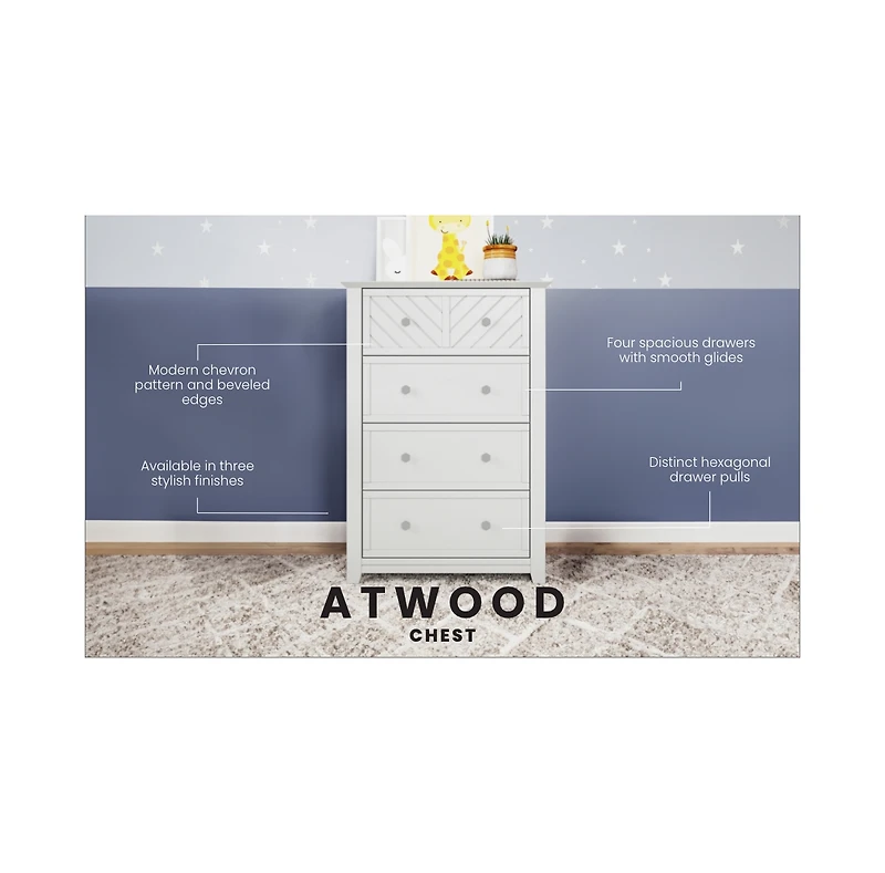 Atwood 4-Drawer Chest