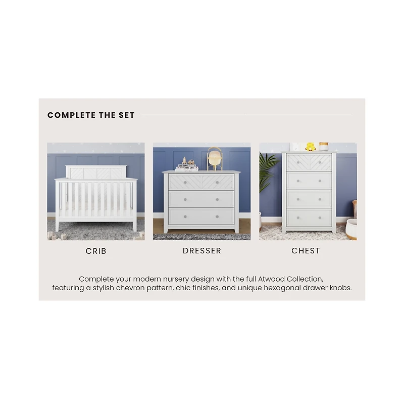 Child Craft Atwood 3-Drawer Dresser