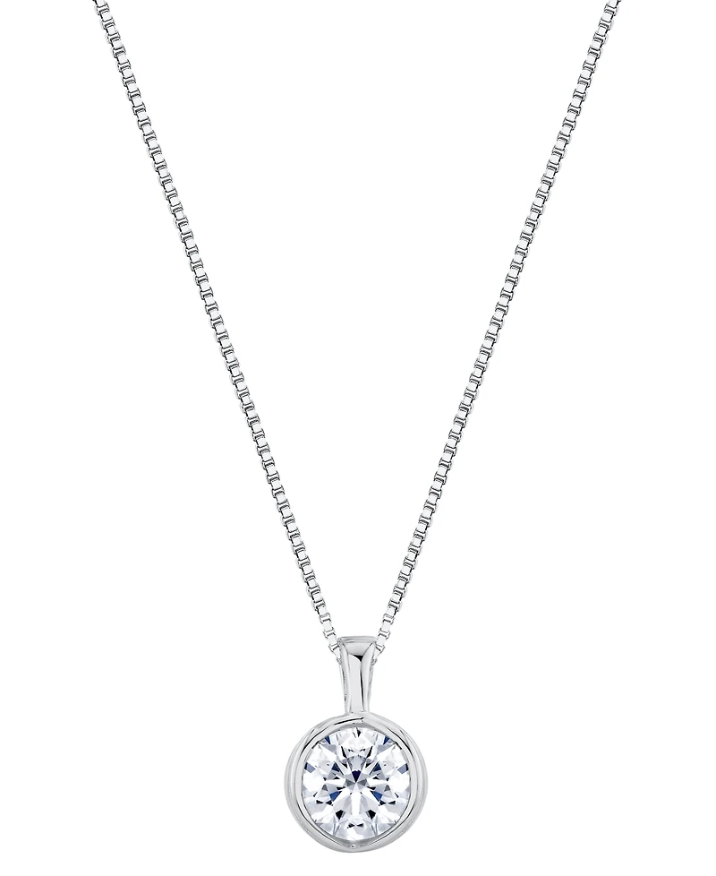 Sirena Lab Grown Diamond Energy Pendant Necklace (1 ct. t.w.) 14K Yellow Gold (also 14 White Gold)