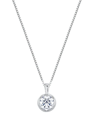 Sirena Lab Grown Diamond Energy Pendant Necklace (1 ct. t.w.) 14K Yellow Gold (also 14 White Gold)