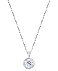 Sirena Lab Grown Diamond Energy Pendant Necklace (1 ct. t.w.) 14K Yellow Gold (also 14 White Gold)