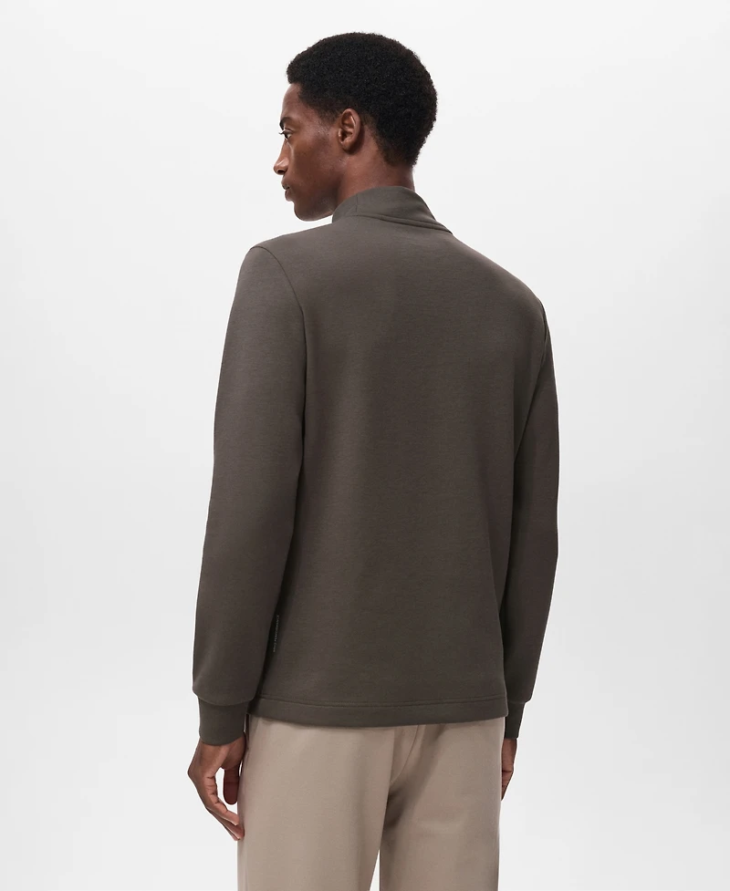 Mango Men's Perkins Neck Long-Sleeved T-Shirt