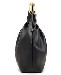 Betsey Johnson Solid Ground Ring Handle Bag