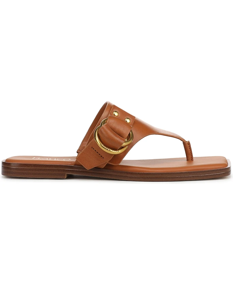 Franco Sarto Women's Mavie Open Toe Thong Sandals
