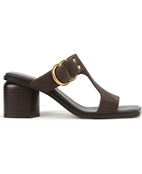 Franco Sarto Women's Roux Square Toe Slide Sandals