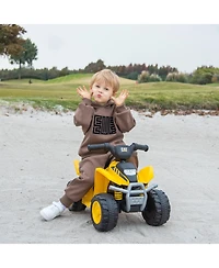 Sugift 6V Kids Ride on Atv Cat-Licensed with Horn Sound for 18-36 Months Old