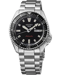 Seiko Men's 5 Sports Silver Stainless Steel Bracelet Watch