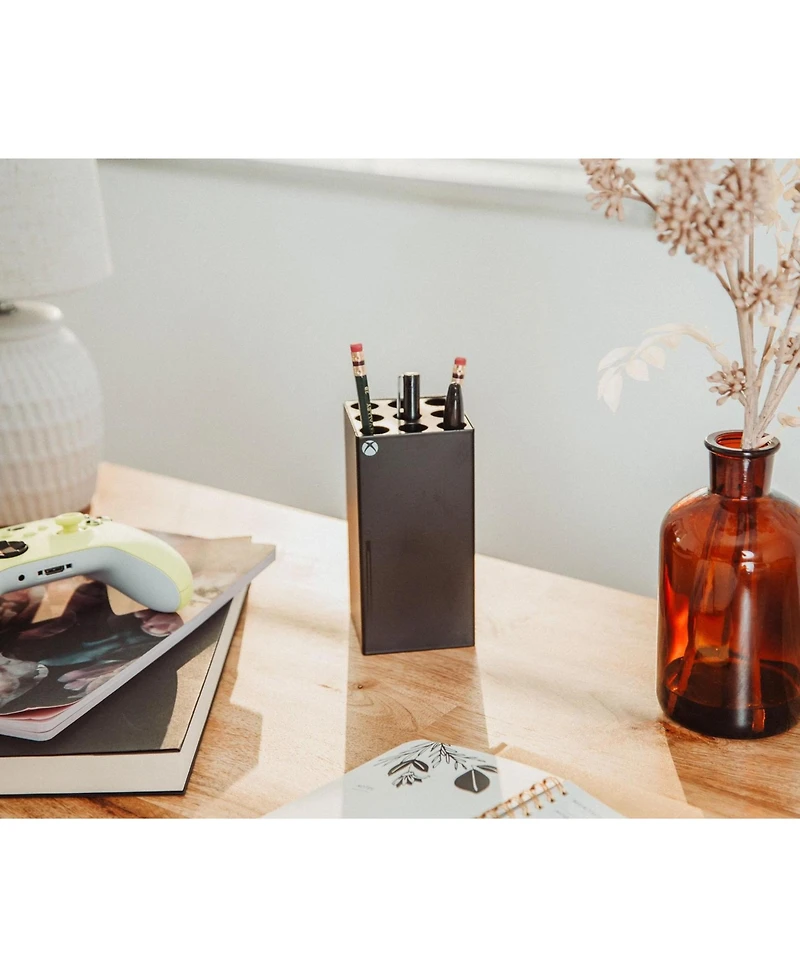 Ukonic Xbox Series X Desk Tidy Multifunctional Organizer | 9 Storage Slots for Office Supplies, Pen and Pencil Holder for Home Desktop | Video Game Gi