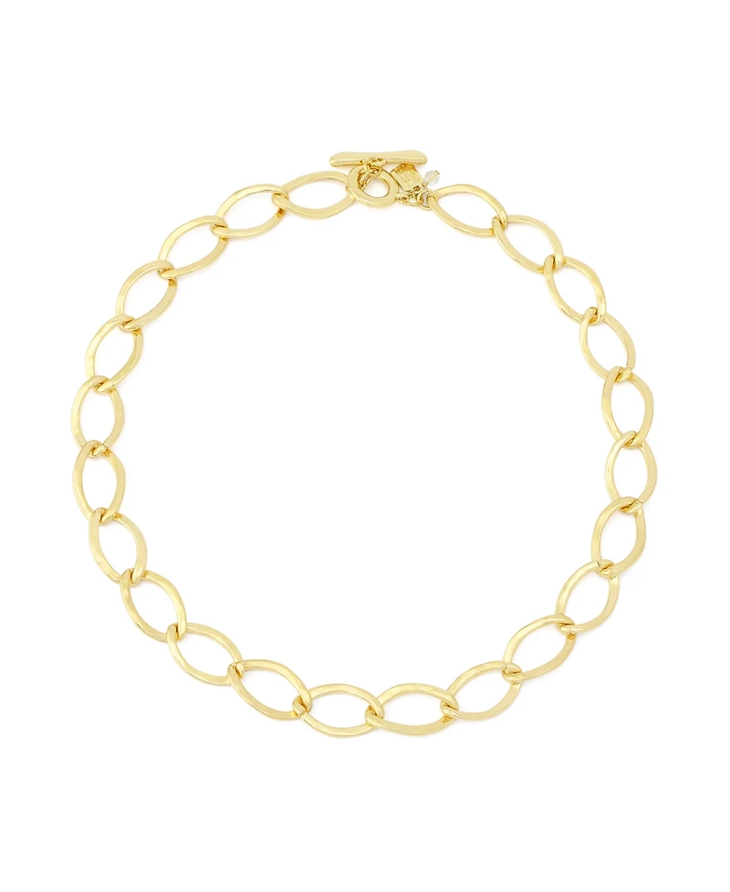 Robert Lee Morris Soho Gold Link Collar Necklace
