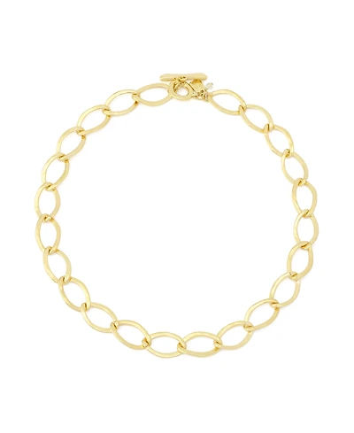 Robert Lee Morris Soho Gold Link Collar Necklace