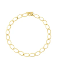 Robert Lee Morris Soho Gold Link Collar Necklace