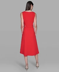 Karl Lagerfeld Paris Women's Sleeveless Midi Dress
