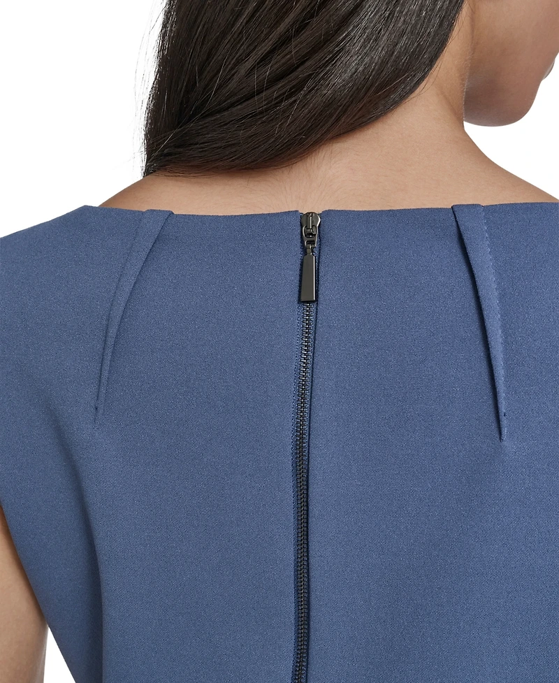 Calvin Klein Women's Sleeveless Seamed Midi Dress