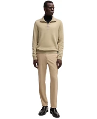 Boss by Hugo Boss Men's Softshell Trims Zip-Neck Sweater