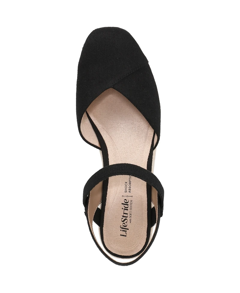 LifeStride Women's Pilar Espadrille Wedge Sandals