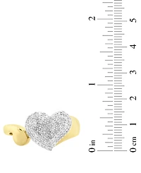 Macy's White Diamond Ring (1/4 ct. t.w.) in 14K Yellow Gold