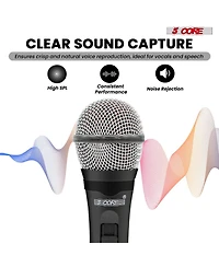 5 Core Microphone For Singing Karaoke Mic Xlr Dynamic Mic Cardioid Unidirectional Microfono - 2PCS