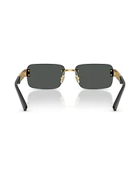 Versace Men's Rectangle Sunglasses, VE2298