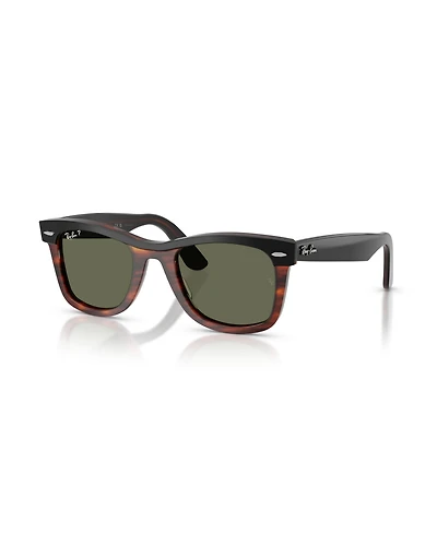 Ray-Ban Unisex Polarized Sunglasses, Wayfarer Street Neat RB2240