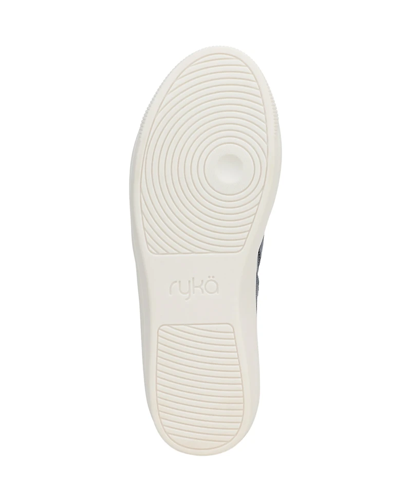 Ryka Women's Viv Ease Knit Court Inspired Slip On Sneakers