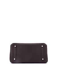 Pre-Owned Hermes Birkin Handbag Brown Togo with Palladium Hardware