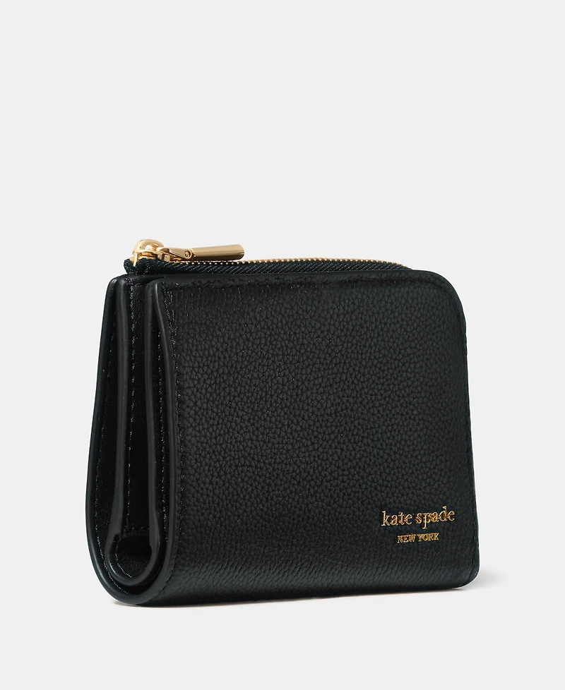 kate spade new york Devin Pebbled Leather Compact Wallet