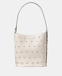 kate spade new york Halo Studded Fine Grain Leather Bucket Bag