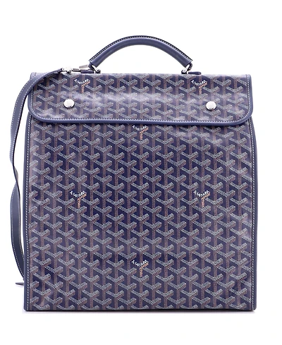Pre-Owned Goyard Saint Leger Briefcase Backpack Coated Canvas