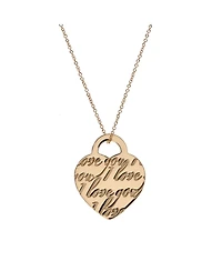 Pre-Owned Tiffany & Co I Love You Heart Tag Pendant Necklace